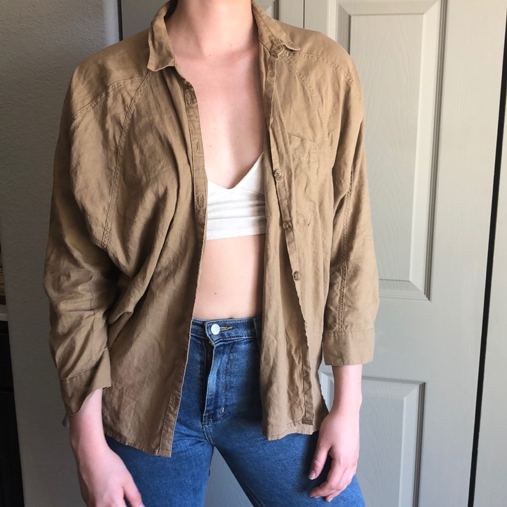 BDG UO / linen button-up 🌾